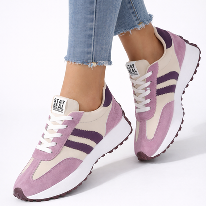 Sapatilhas com plataforma ergonómica para mulher